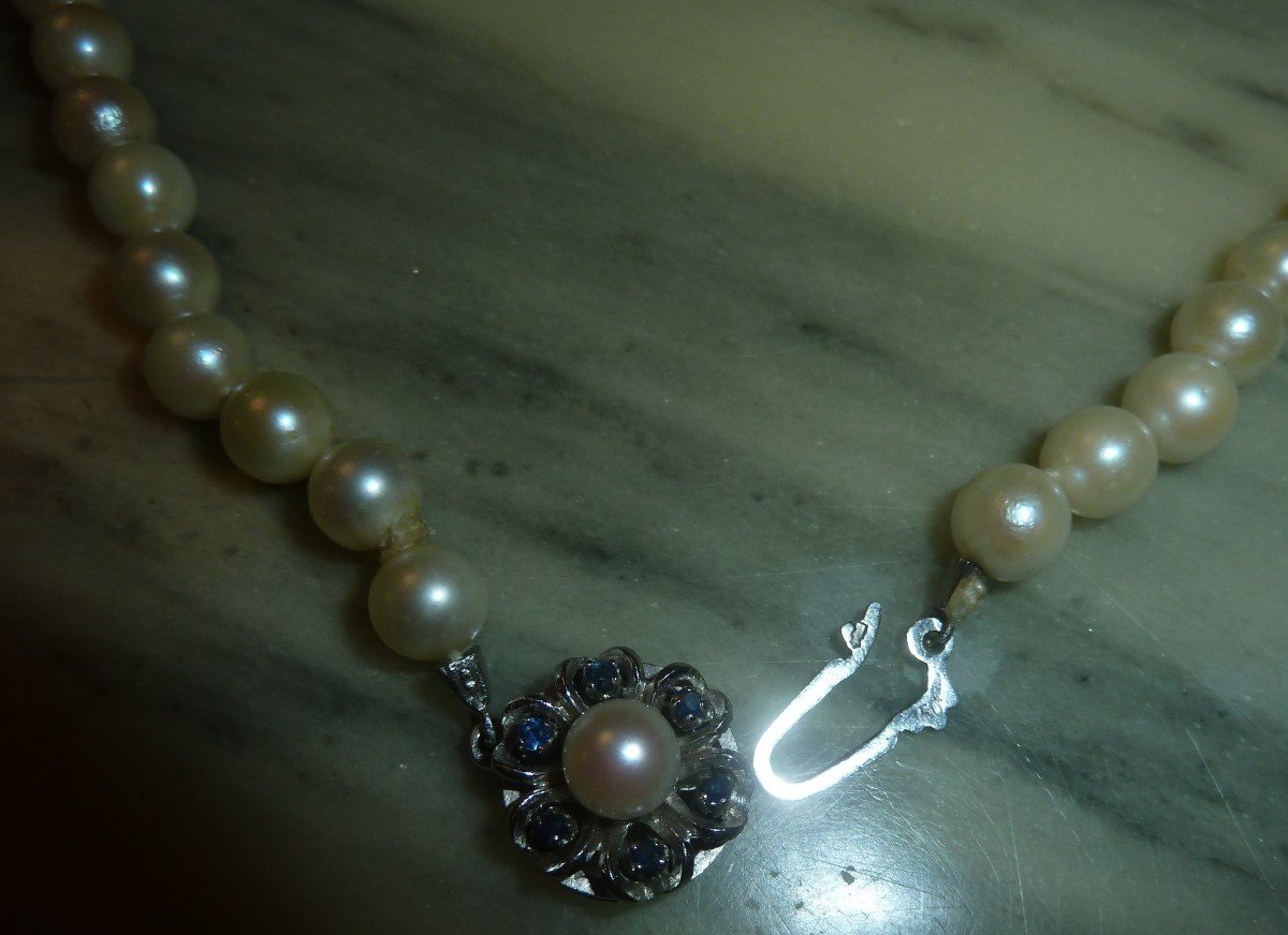 Collier Perles Et Or-photo-3