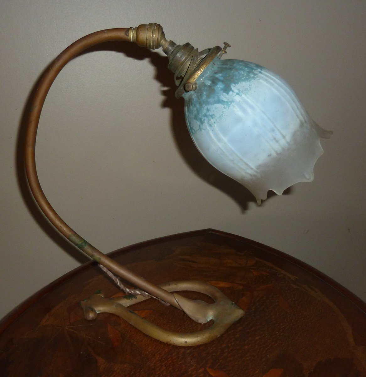 Lampe Daum- Art Nouveau-photo-4