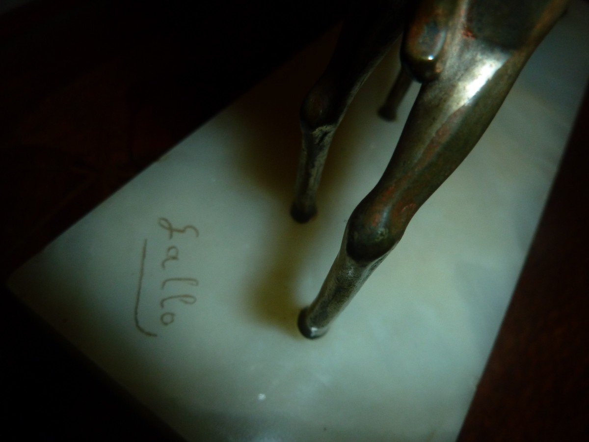 Art Deco Bronze By Ignacio Gallo-photo-3