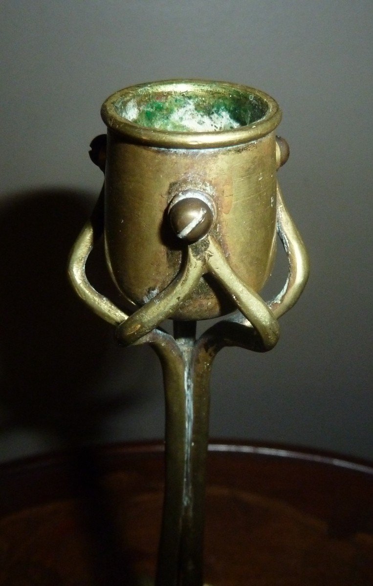 Art Nouveau Candle Holder-photo-3