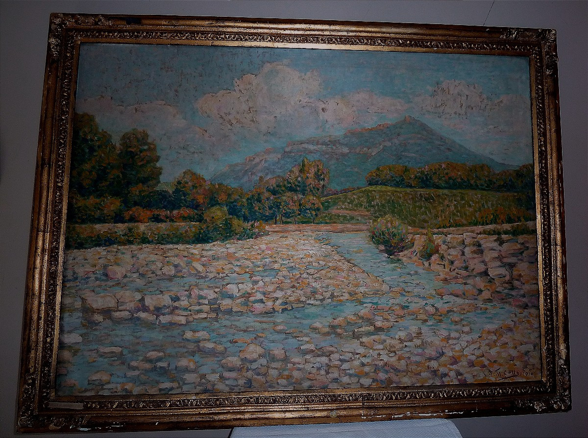 michel colle grand tableau