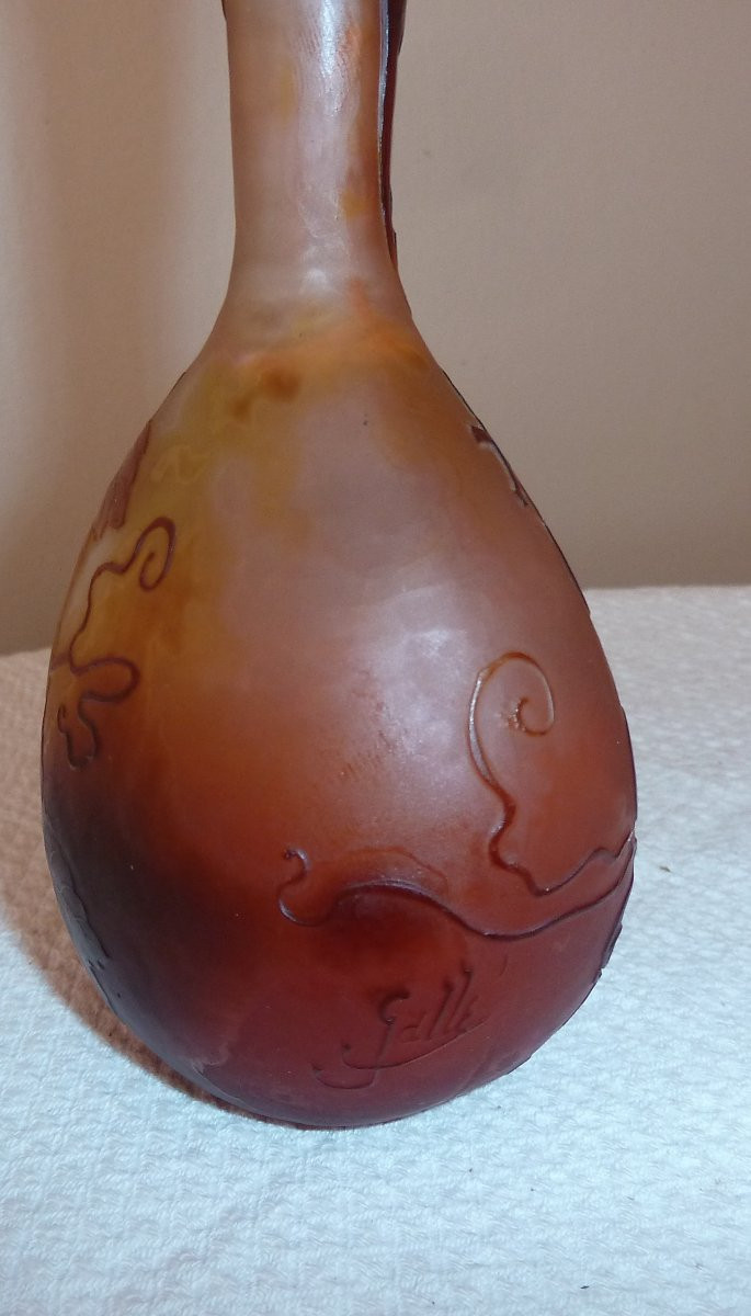 gallé vase art nouveau-photo-3