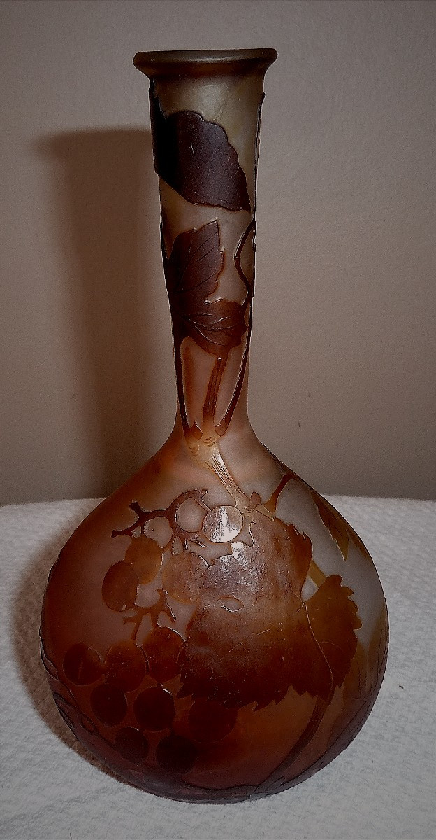 gallé vase art nouveau
