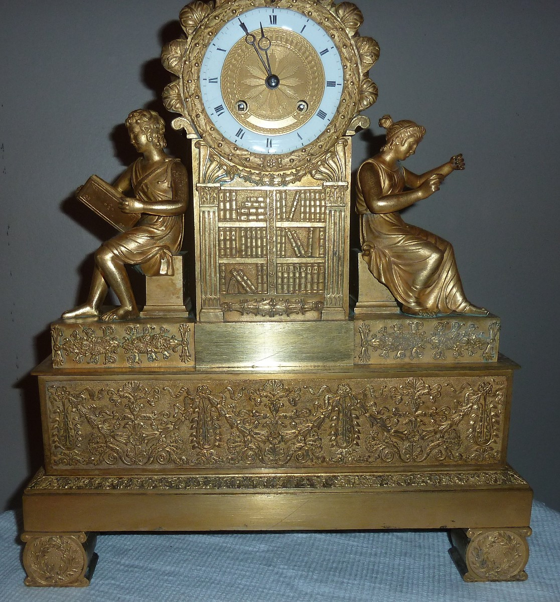 Gilt Bronze Clock