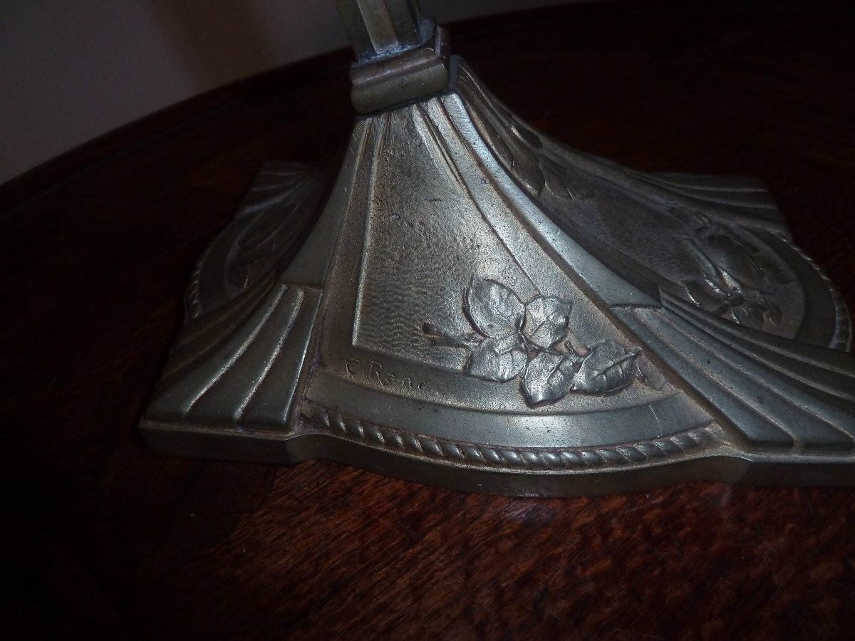 LAMPE ART NOUVEAU-photo-3