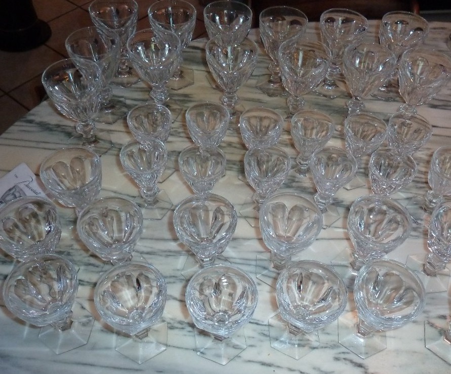 38 VERRES BACCARAT HARCOURT