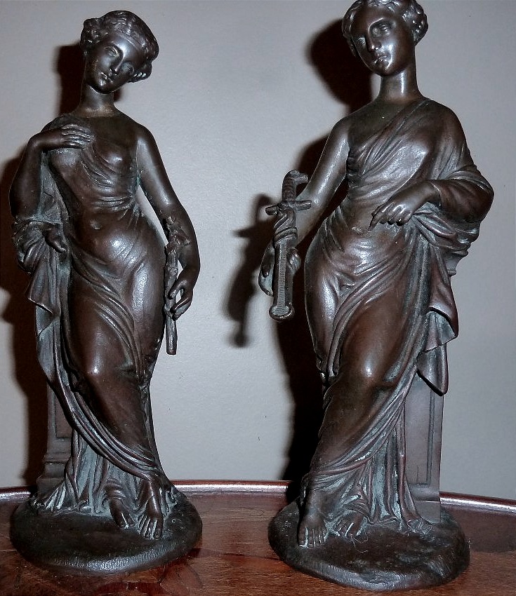 paire de bronzes par revillon