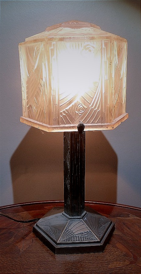 lampe art deco hettier et vincent