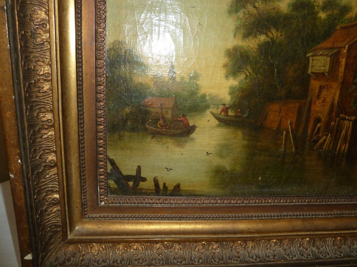 Old-landscape Painting Hst-photo-3