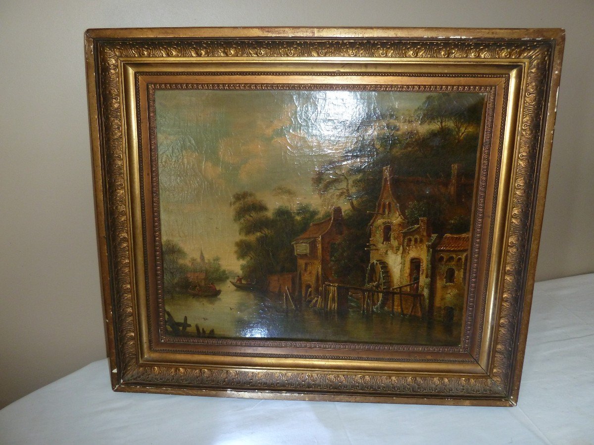 Old-landscape Painting Hst-photo-6