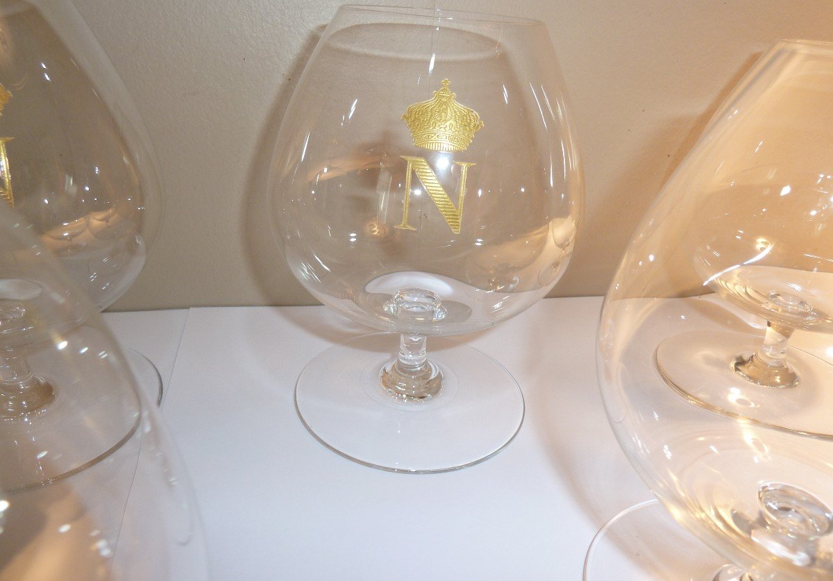 Baccarat-napoleon Cognac Glasses-large Model-photo-2