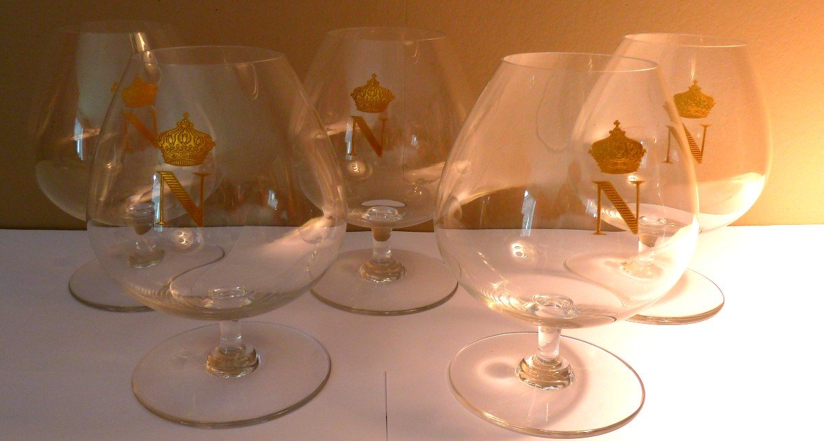 Baccarat-napoleon Cognac Glasses-large Model