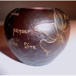 Daum Vase Parlant-miniature