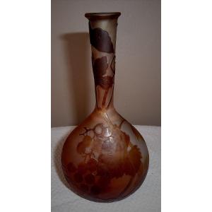 Gallé Art Nouveau Vase