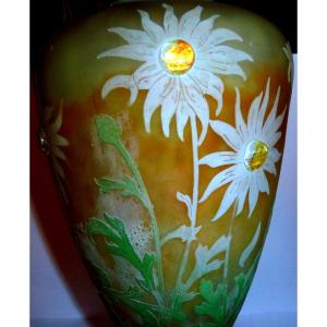 Vase Daum Cabochons