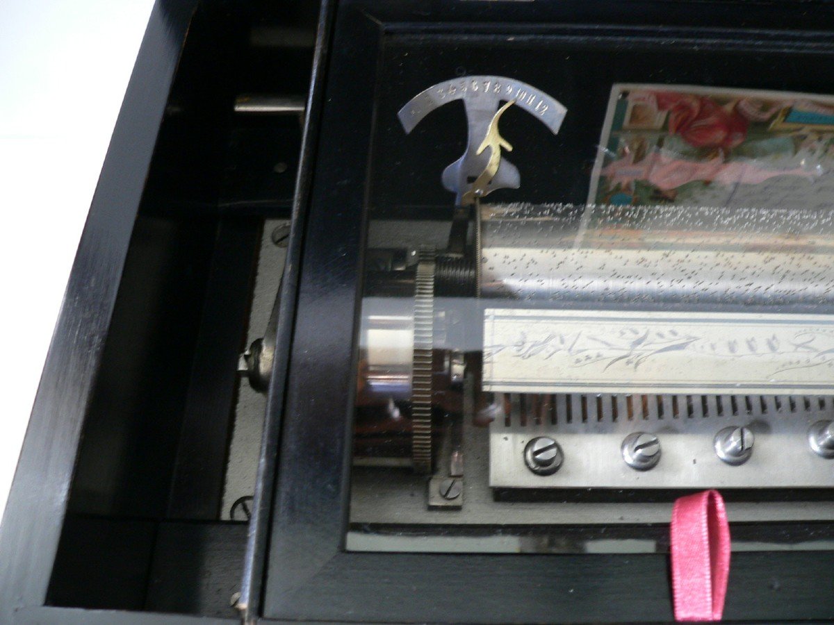 Large Music Box Late Nineteenth-photo-5