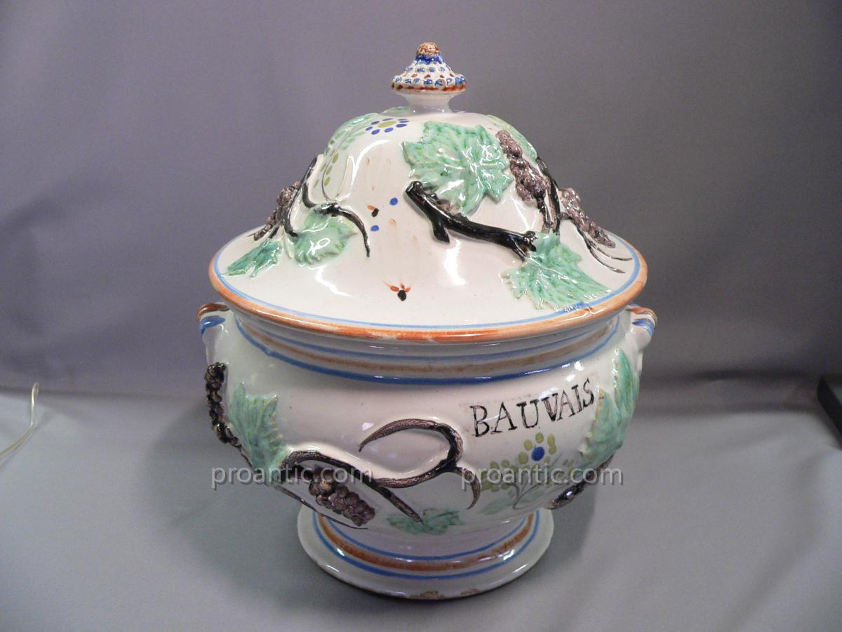 In Earthenware Tureen XIX From Beauvais-photo-3