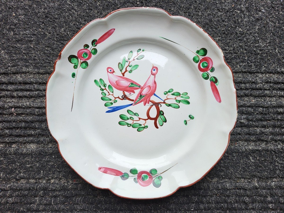 18th Century Earthenware Plate From Islettes 