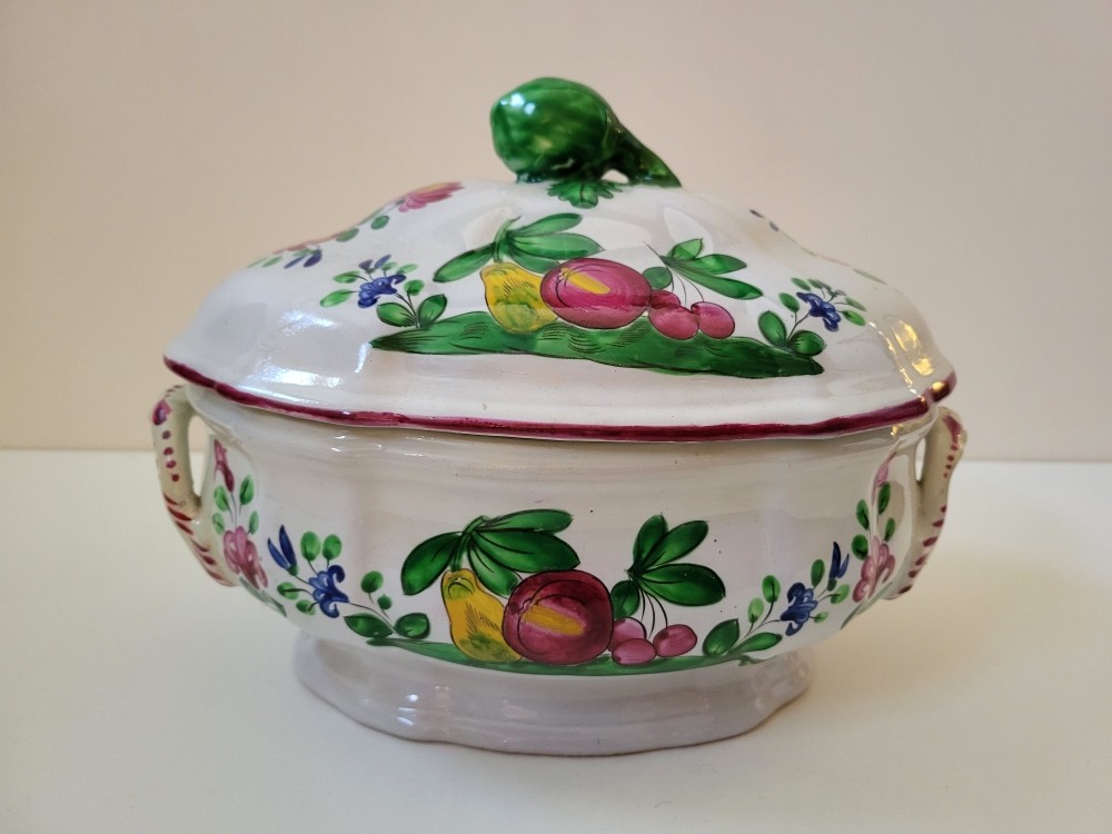 19th Century Lunéville Earthenware Soup Tureen