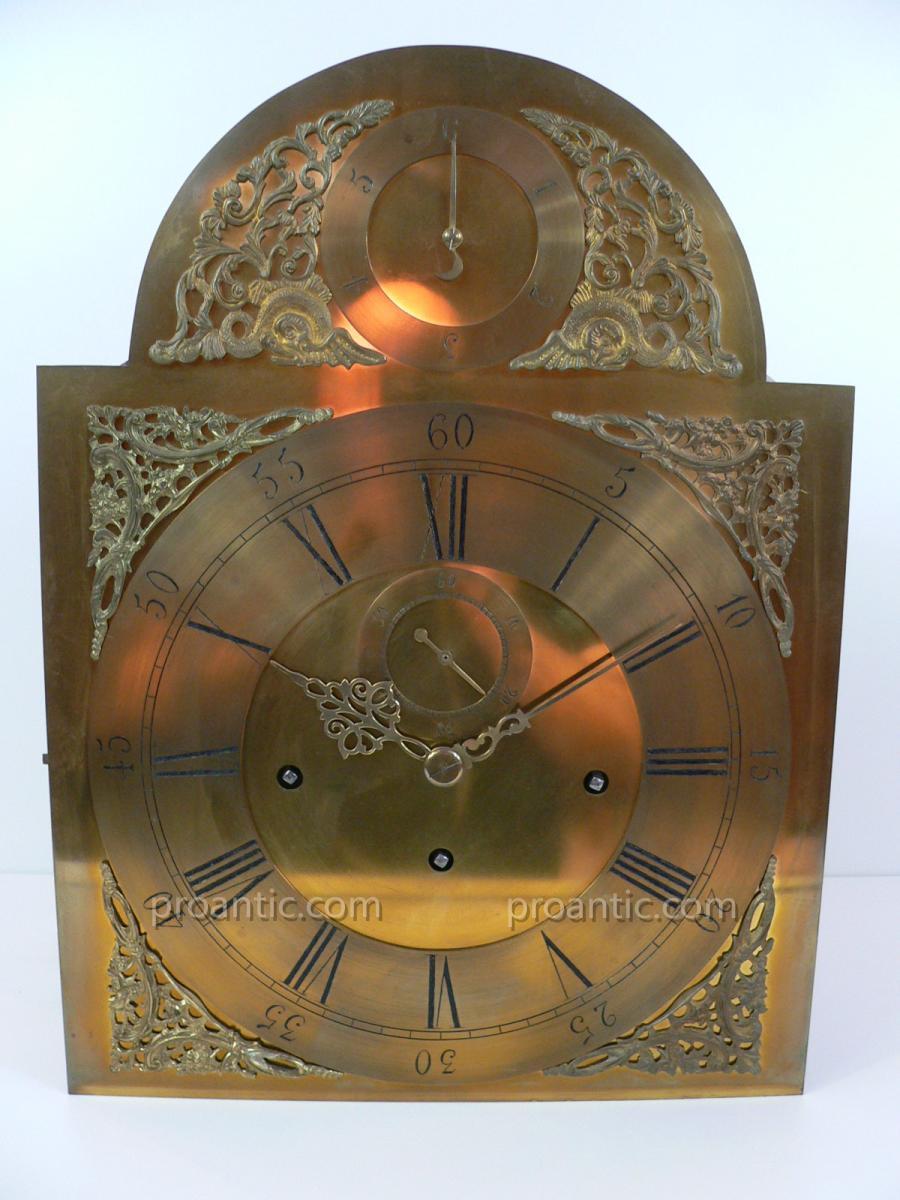 18th Century Parquet Clock Movement With 6 Music Tunes-photo-2