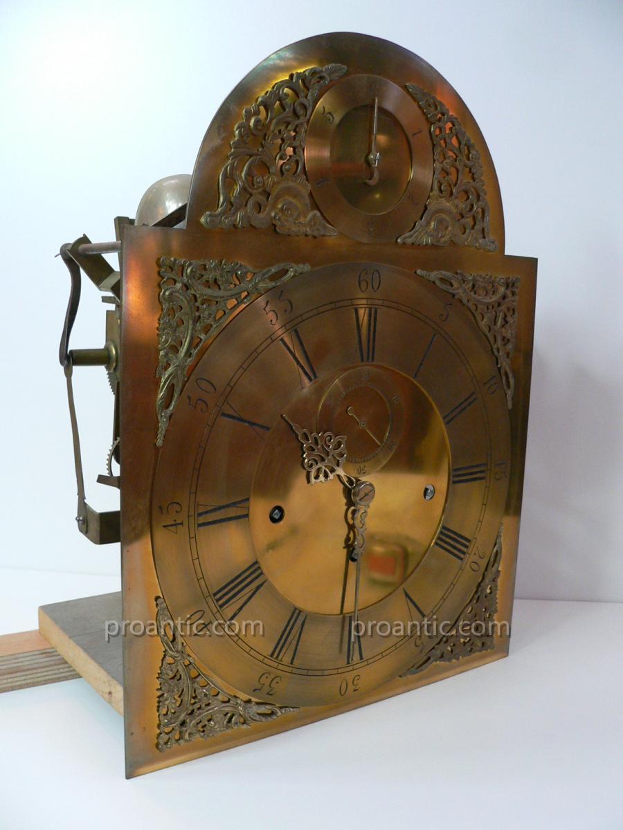 18th Century Parquet Clock Movement With 6 Music Tunes-photo-8