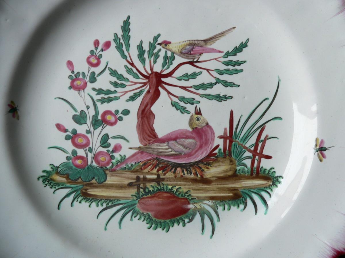 Earthenware Wedding Plate From Luneville XVIII-photo-2