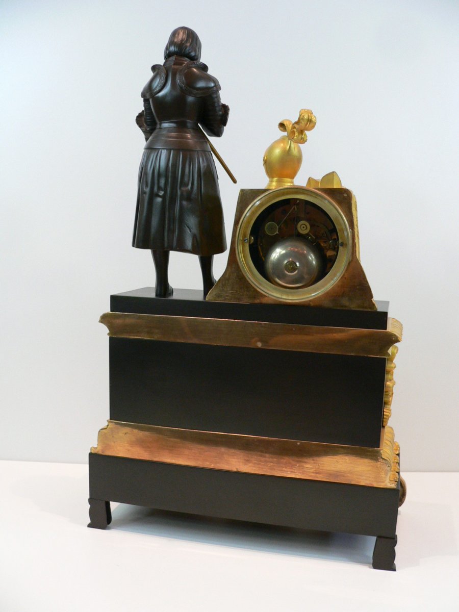 Pendulum Bronze Nineteenth Representative Joan Of Arc-photo-6