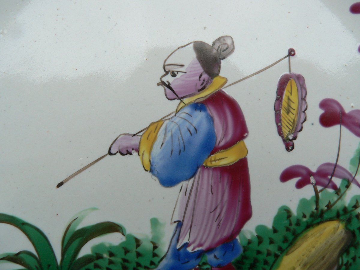 Earthenware Plate Rambervillers XVIII-photo-2