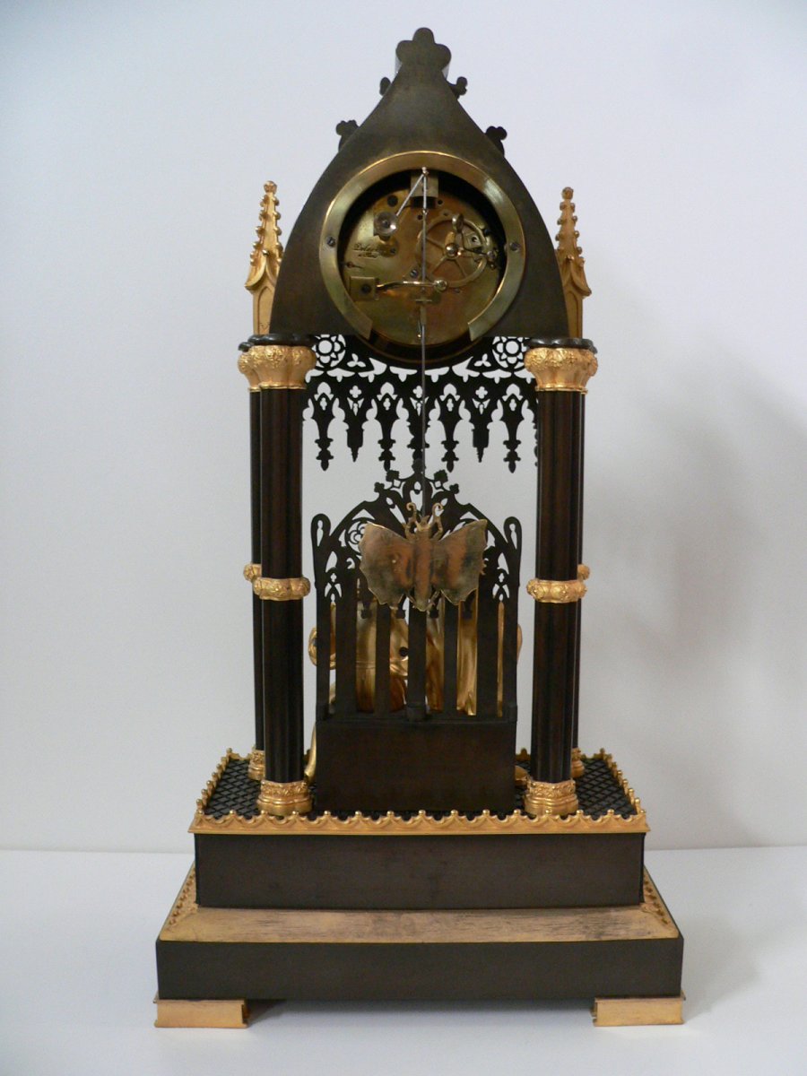 Clock At The Cathedral Early Nineteenth Charles X Era-photo-3
