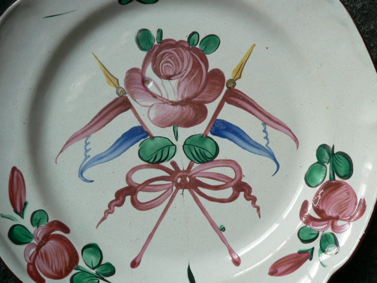 Revolutionary Plate In Earthenware From Islettes Nineteenth-photo-2