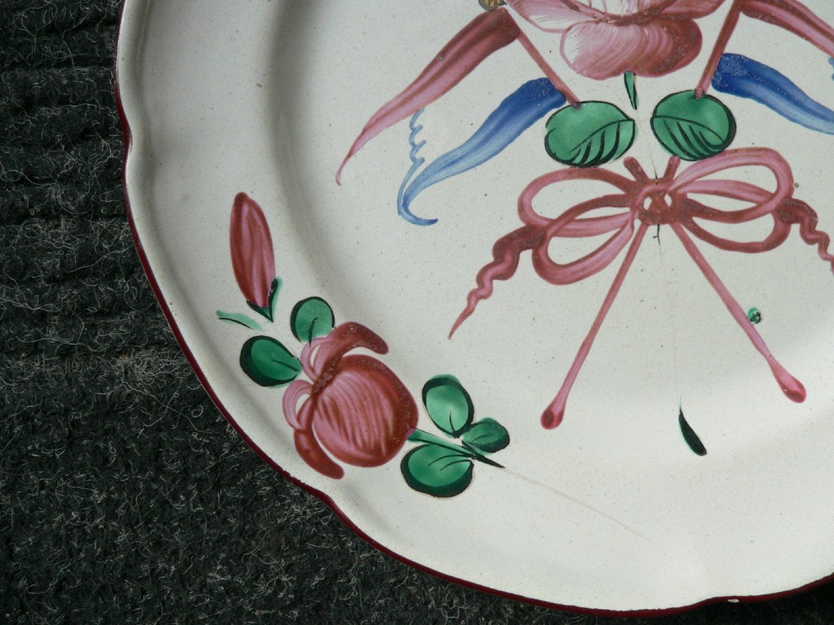 Revolutionary Plate In Earthenware From Islettes Nineteenth-photo-1