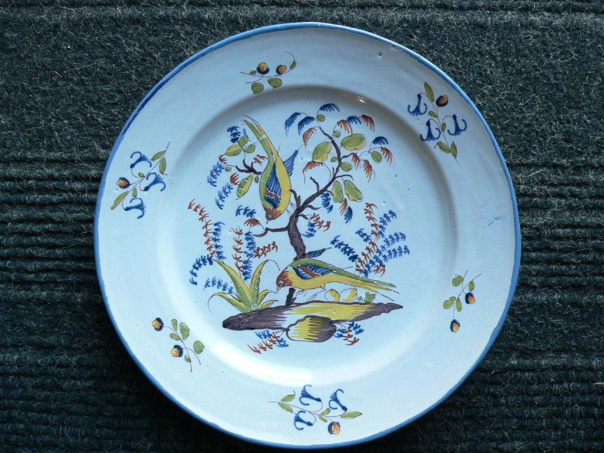 Eighteenth Desvres Earthenware Dish