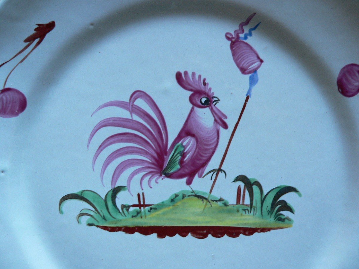 Revolutionary Plate In Eighteenth Islettes Earthenware-photo-2