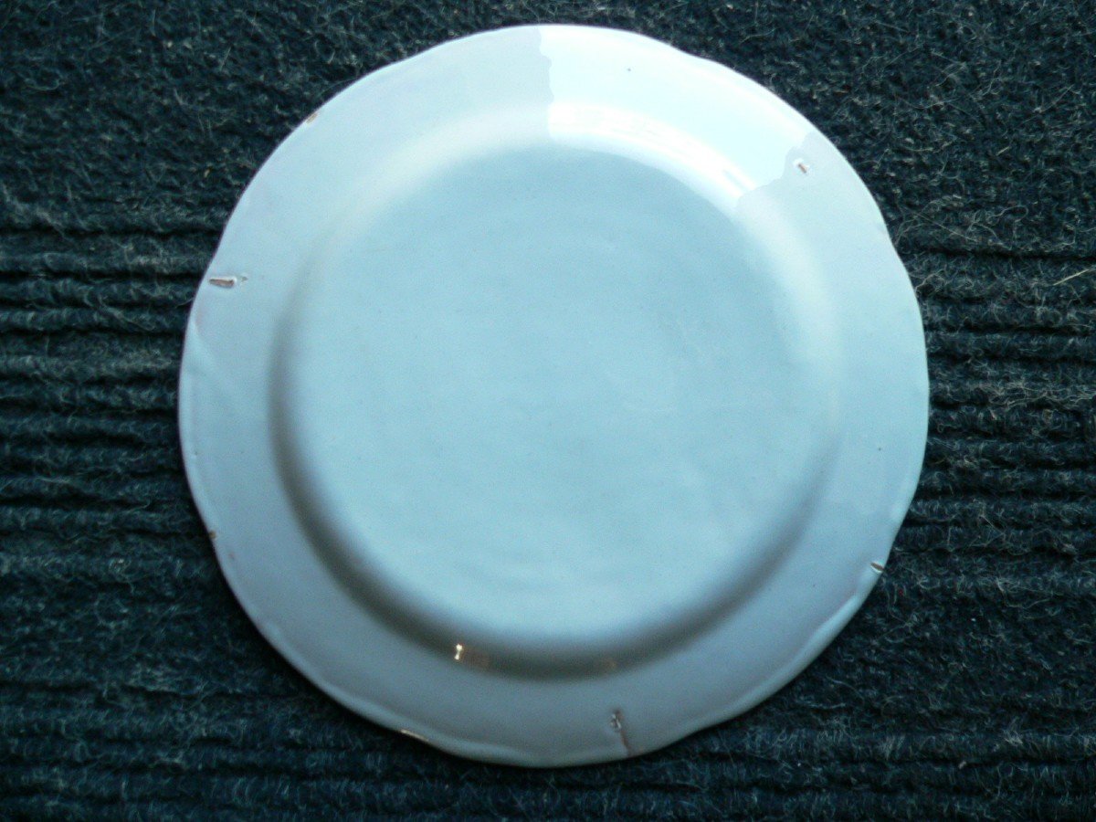 Assiette En Faïence De Lunéville XIXème-photo-3