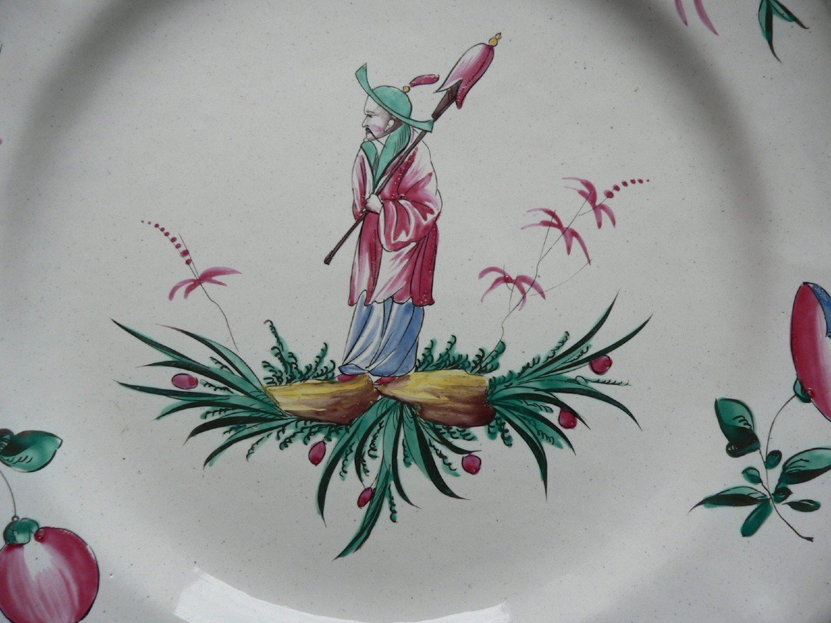 Eighteenth Luneville Earthenware Plate-photo-2