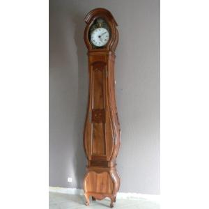 Very Large 18th Century Walnut Castle Clock