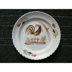 Assiette En Faïence d'Epinal XIXème
