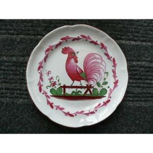 Assiette En Faïence Des Islettes XIXème