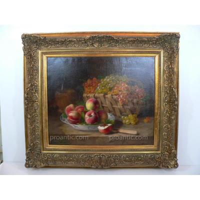 Still Life Signed Brunel De Neuville 1852/1941