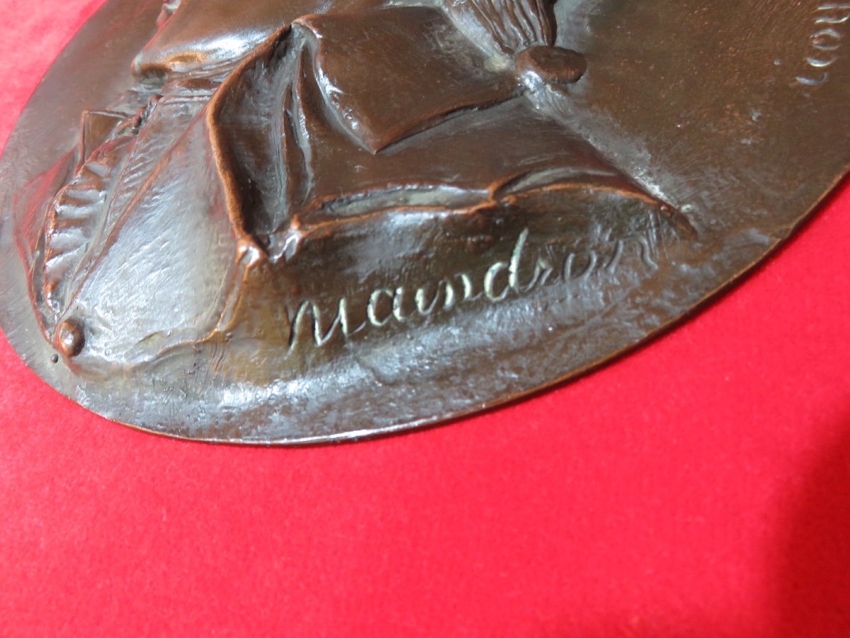 Etienne Hippolyte Maindron (1801-1884) After Two Copper Sheared: Marceau And G. Couthon-photo-2