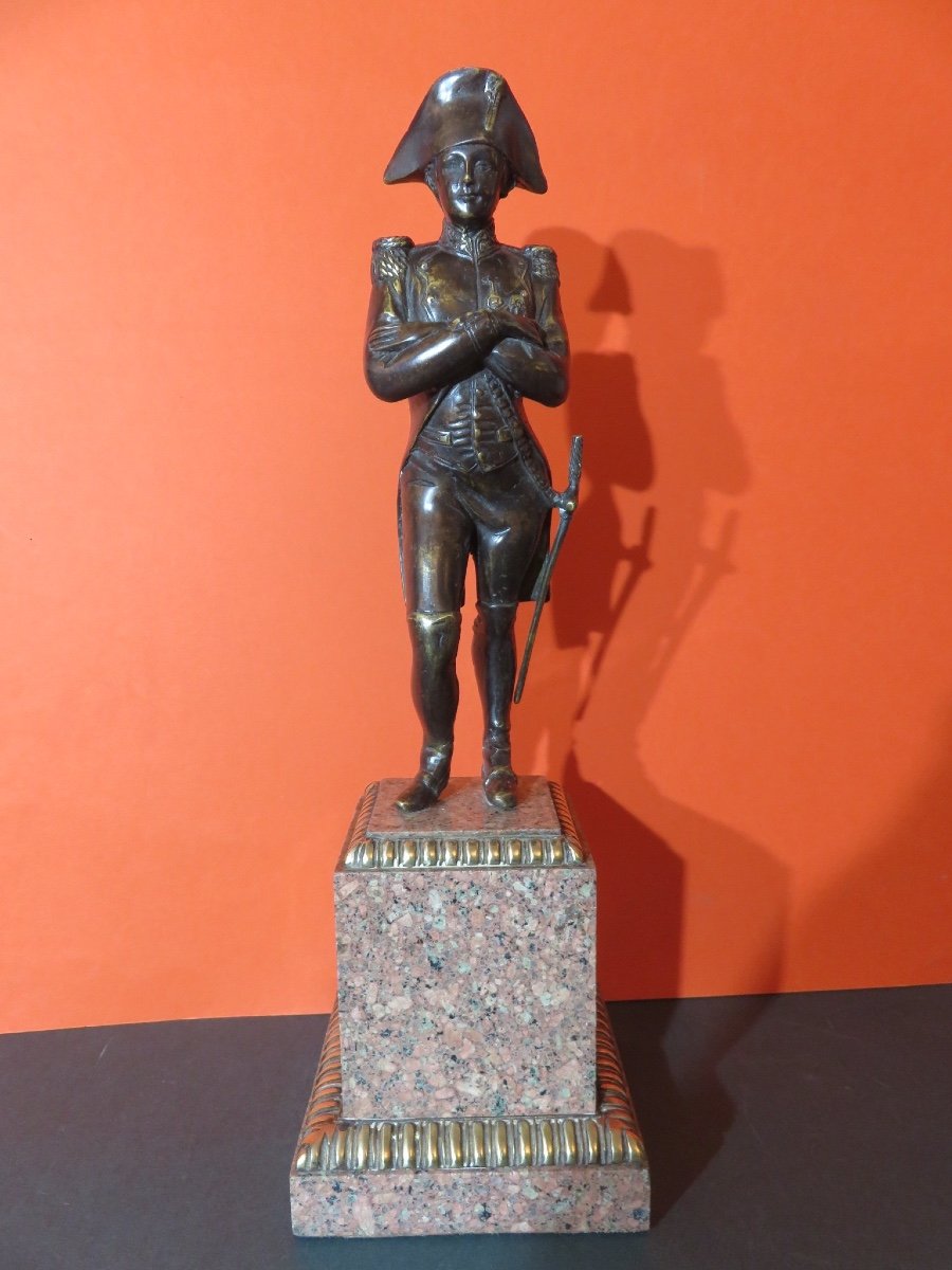 Bronze Sculpture Of Napoleon Late 19th Century-photo-5