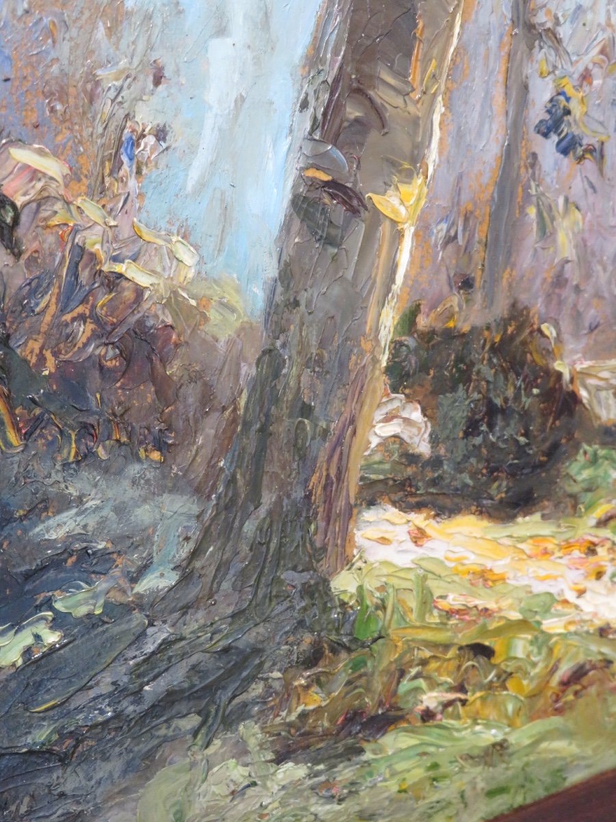 Paul Jouvet ( 1882- 1981)  Paysage Du Bord De l'Isère -photo-1