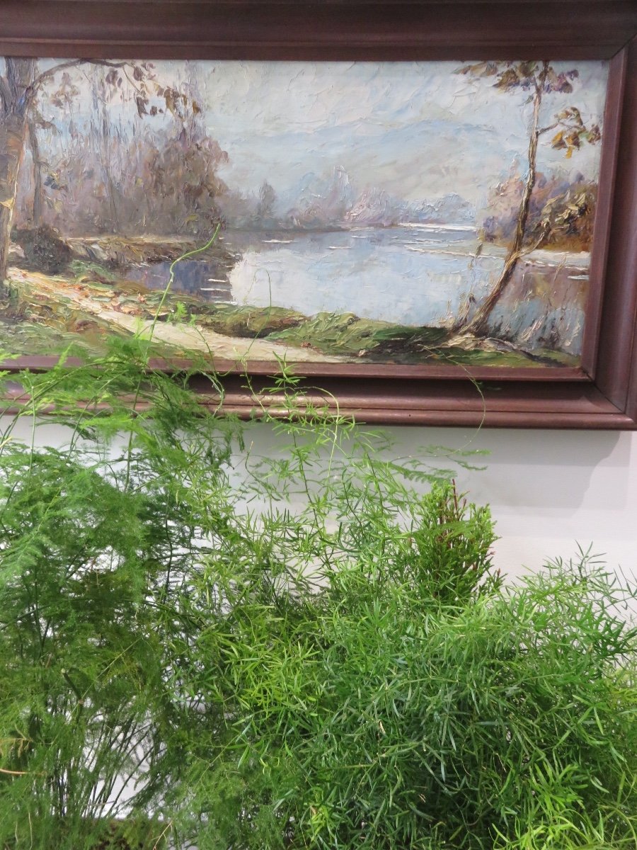 Paul Jouvet ( 1882- 1981)  Paysage Du Bord De l'Isère -photo-7