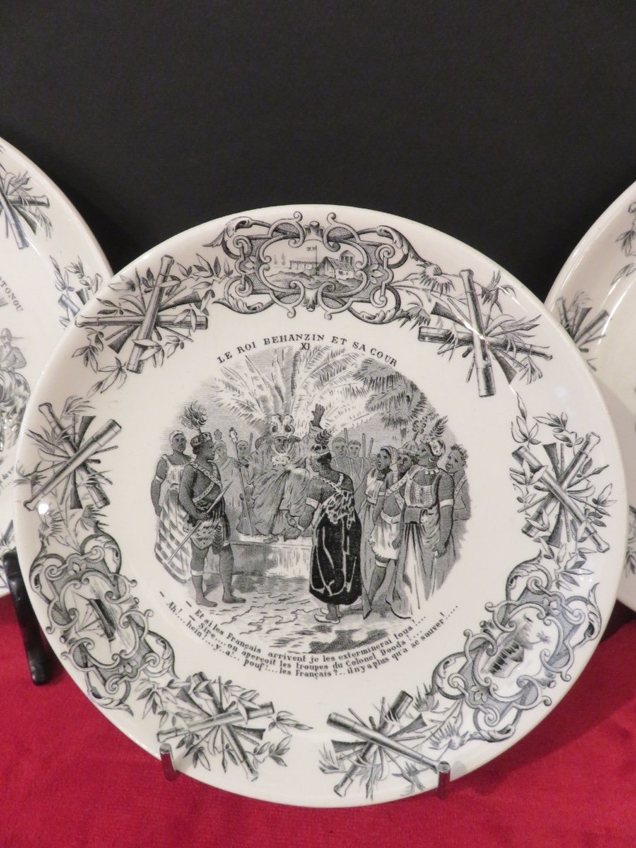 Series Of Twelve Talking Plates: The Dahomey War By General Dodds (1842-1922)-photo-7