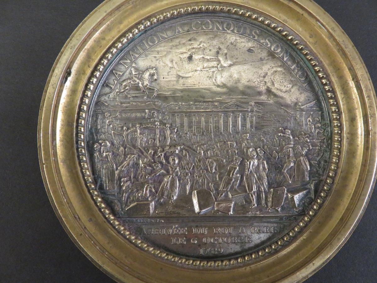 Jean Bertrand Andrieu ( 1761- 1822 ) d'après Médaille représentant l'arrivée du Roi à Paris -photo-5