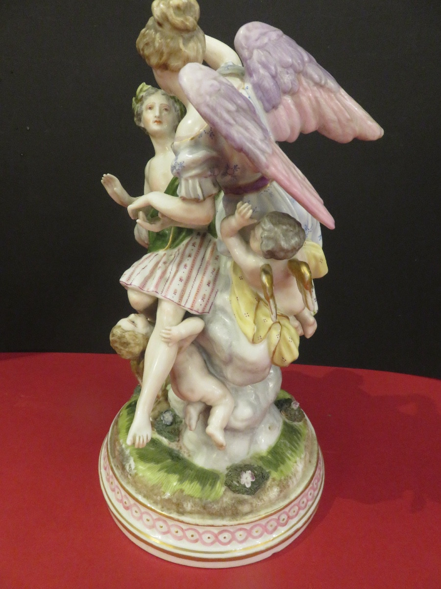 Meissen Porcelain Group, 19th Century-photo-2
