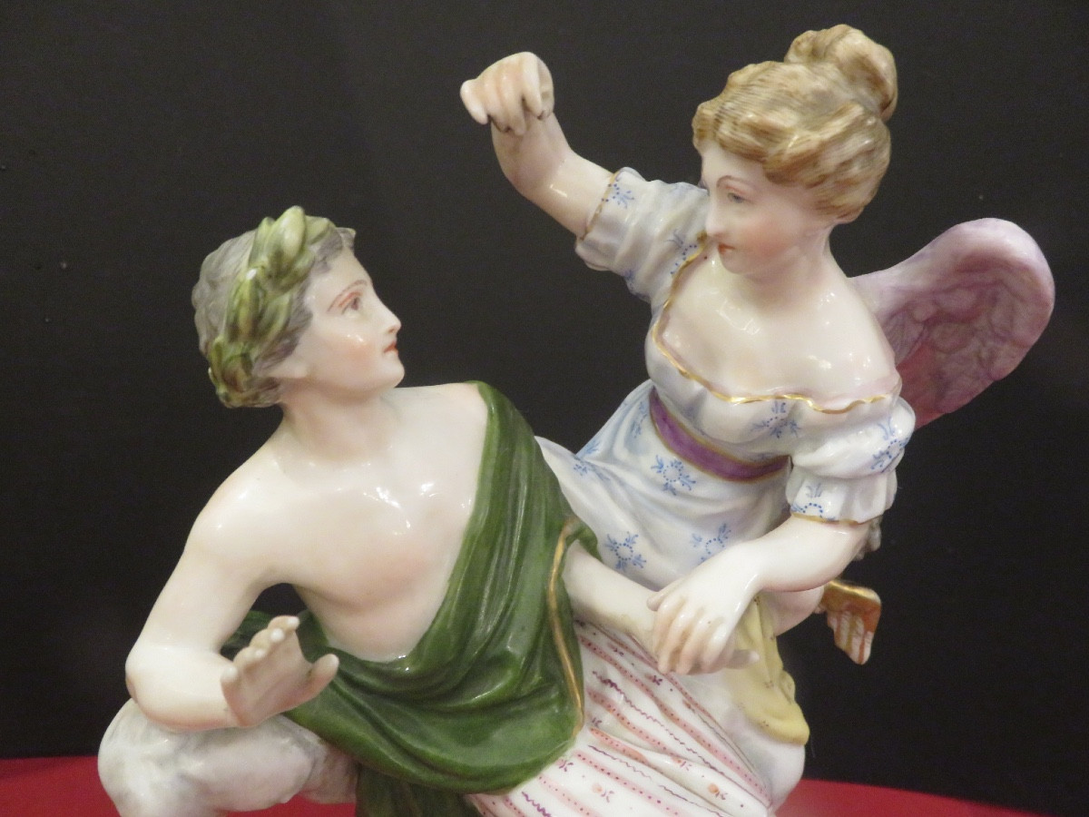 Meissen Porcelain Group, 19th Century-photo-4