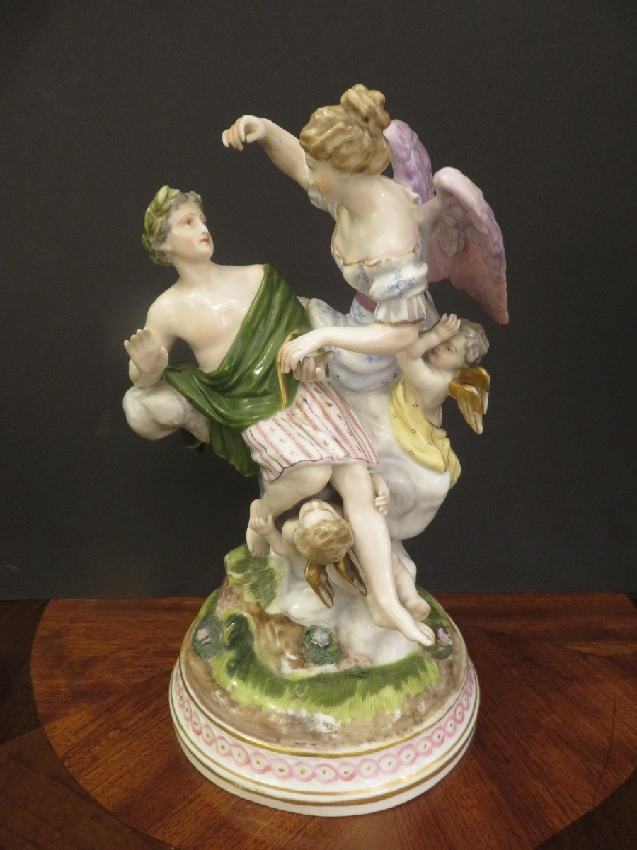 Meissen Porcelain Group, 19th Century-photo-1