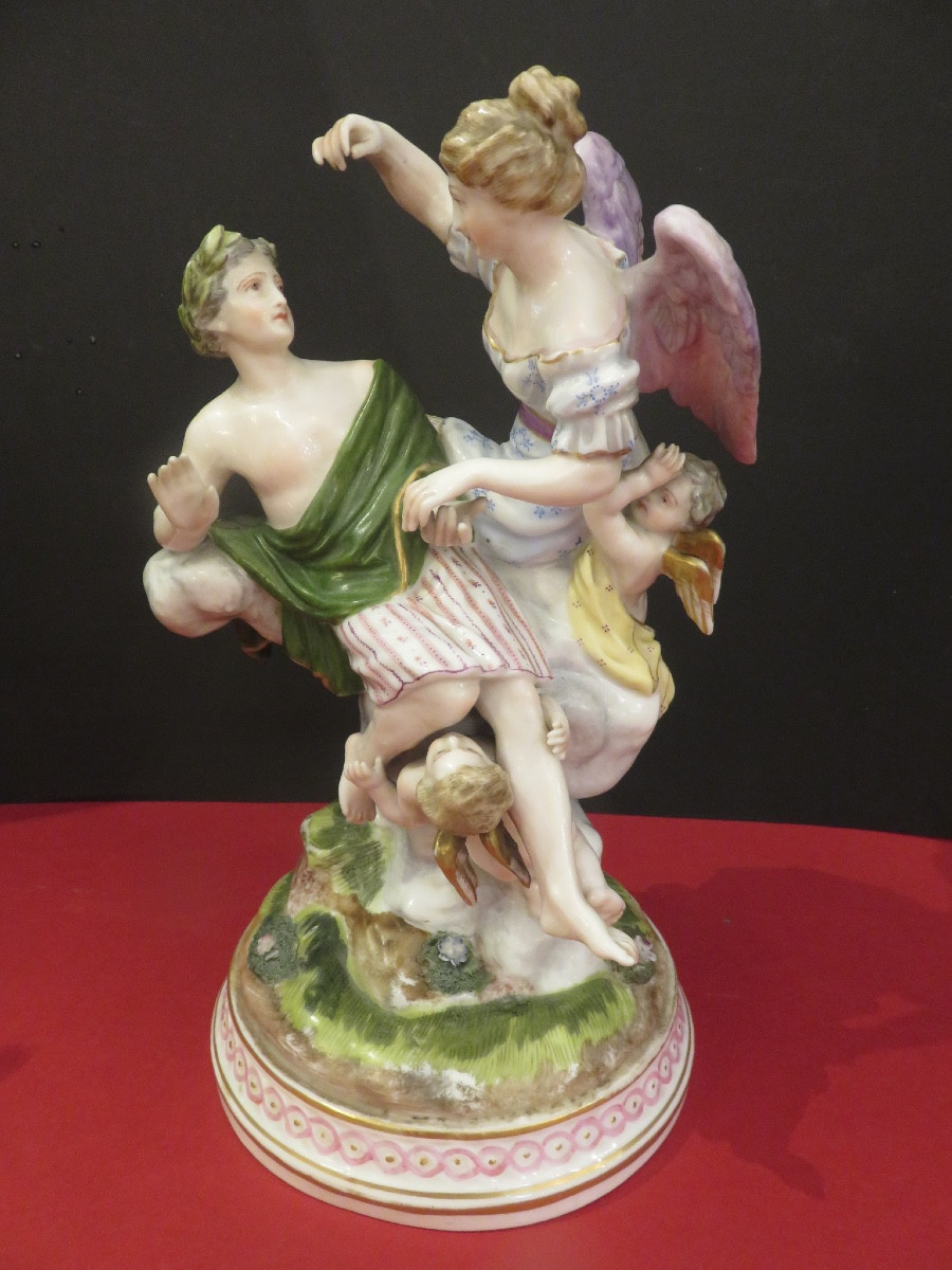Meissen Porcelain Group, 19th Century