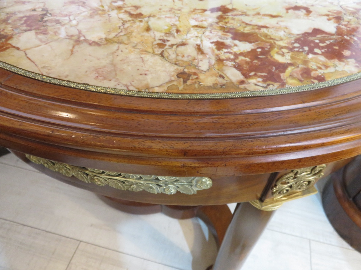 Guéridon de style Empire en acajou  , fin XIX ème-photo-4